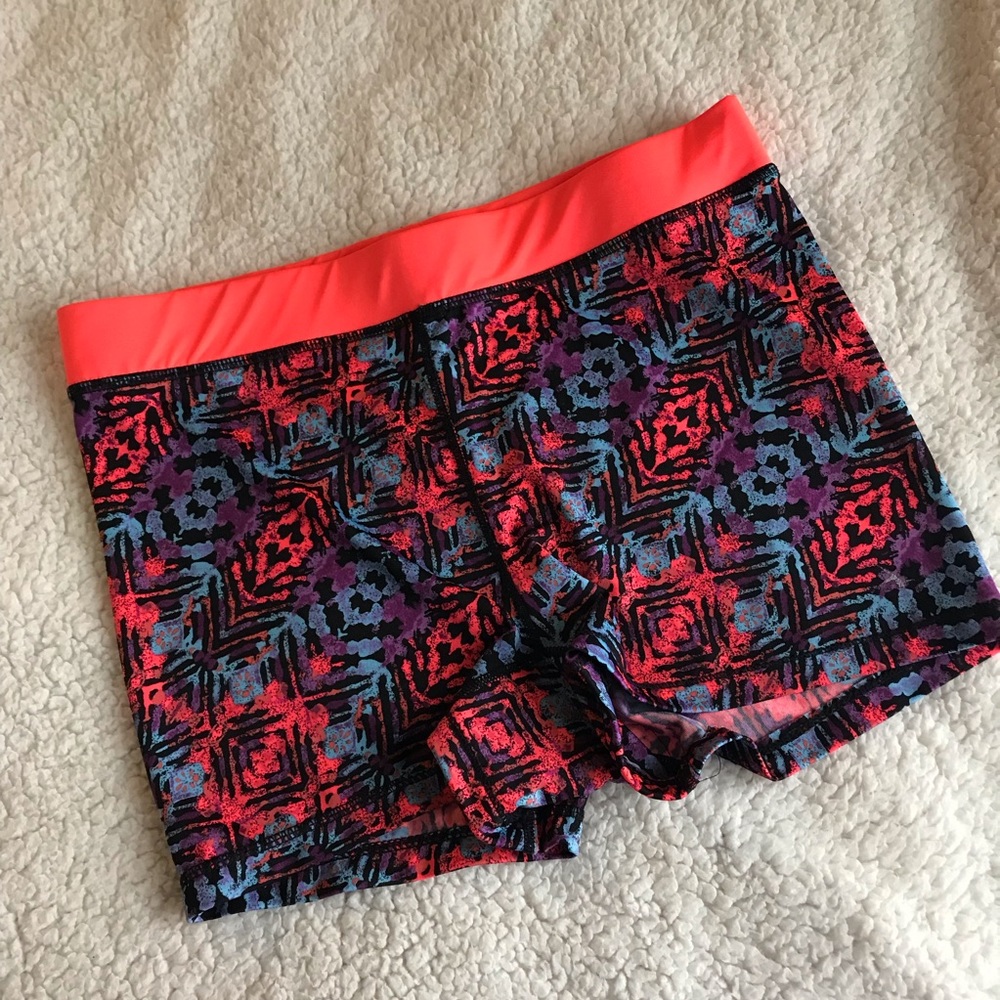 Bright & Fun Colorful Patterned Yoga Shorts